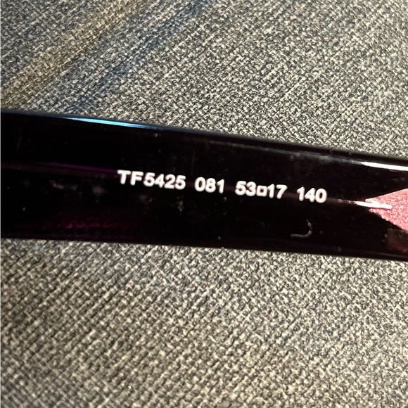 New Tom Ford TF5425 081 53-17-140 Violet Full Rim Rectangular Opticals orig$400+ - Picture 7 of 9